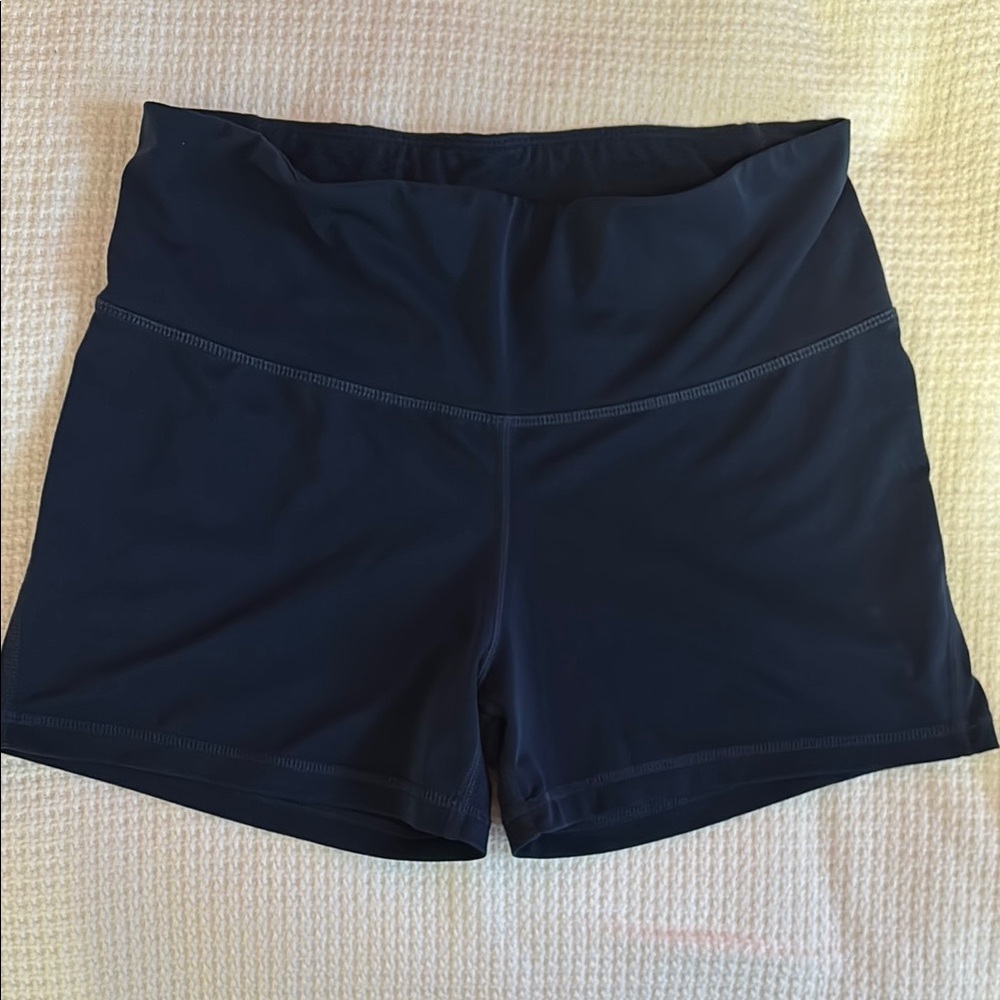 Women's Navy Athletic Shorts